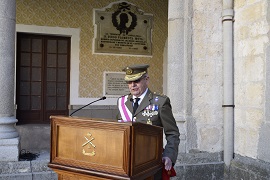 El General Tamarit en su discurso (FOTO: Fuencisla de Julián/OFCOM)