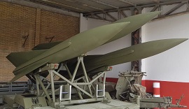 Misiles antiaéreos Hawk (Foto: Acart)