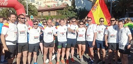 La Brigada Logística participa en la 38ª Media Maratón Ciudad de Granada.
