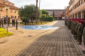 HQ NRDC-ESP personnel during the COS takeover ceremony