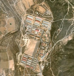 Vista aérea de la Base de Marines