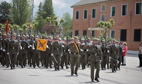 Celebración de San Fernando en el BTCTD (Burgos) del Regimiento de Transmisiones 21