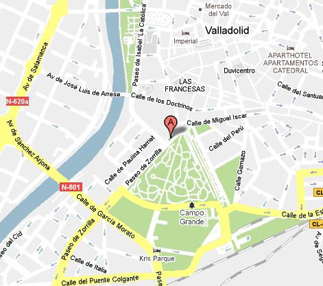 Mapa de Valladolid