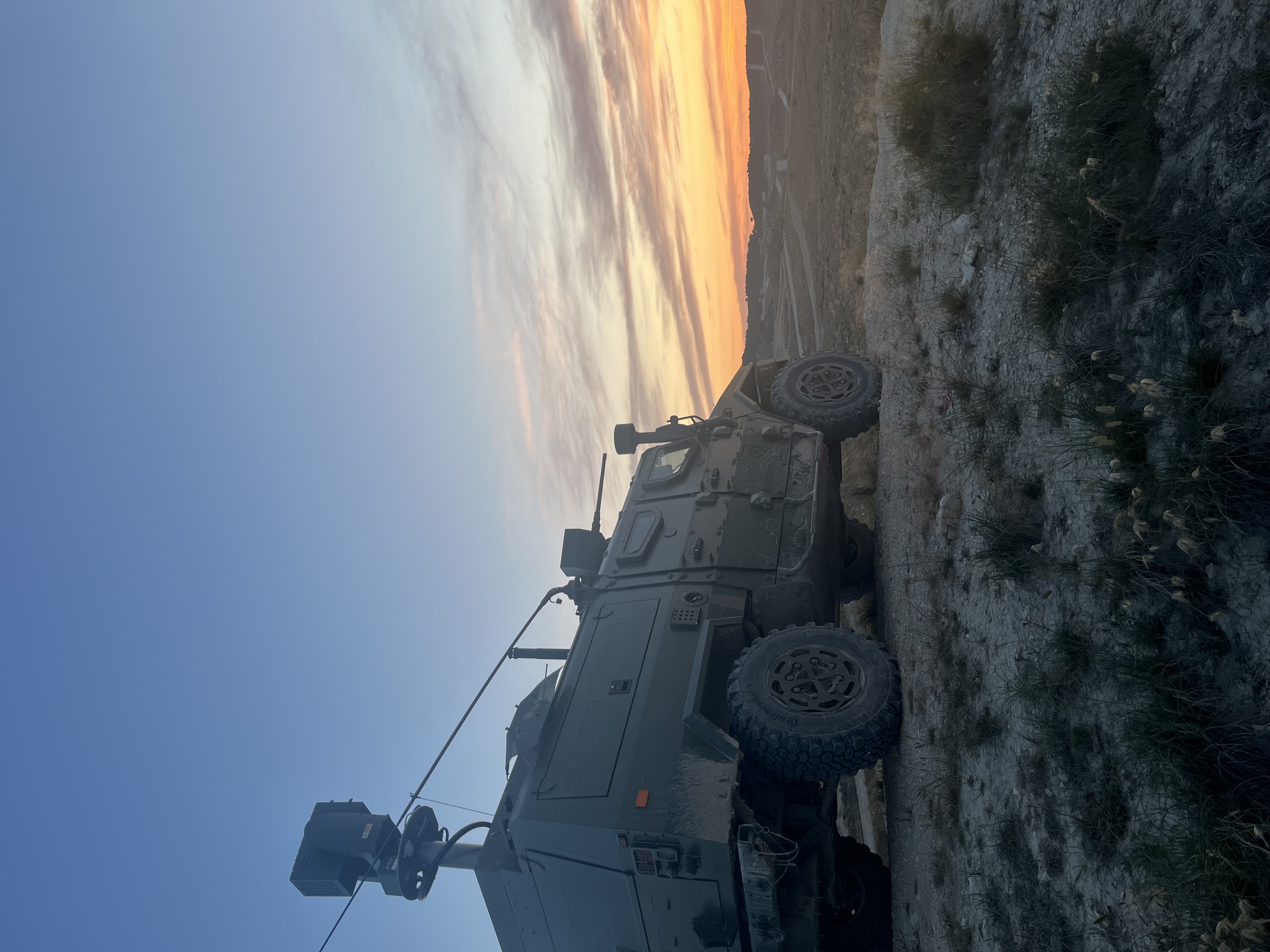 VERT en posición de observación y vigilancia