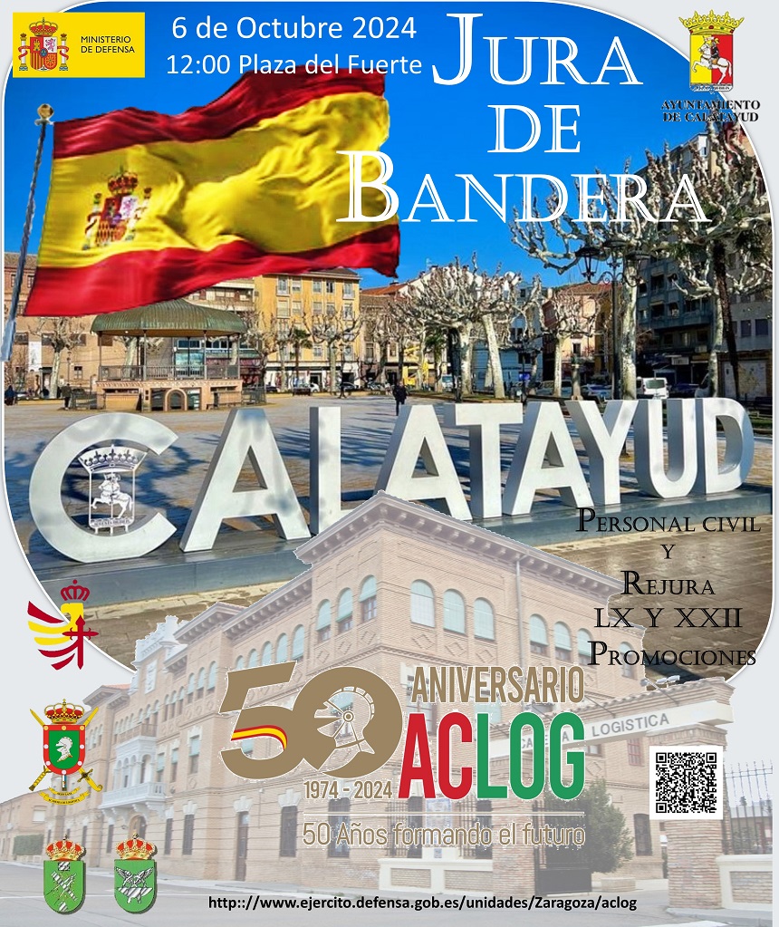 Cartel de la Jura de Bandera civil