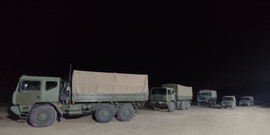 Convoy nocturno/centro de entrega avanzado