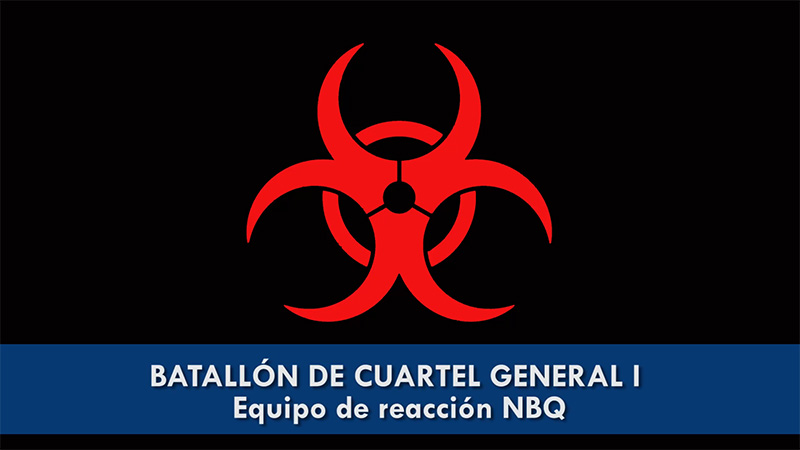 Equipo de reacción NBQ - Batallón de Cuartel General de la Brigada 