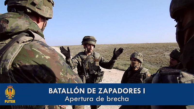 Apertura de brecha - Batallón de Zapadores I