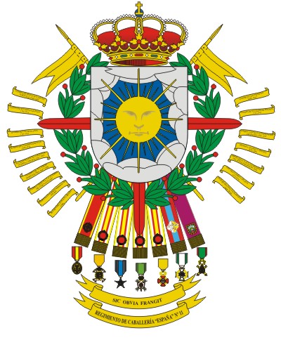 Escudo Armas Regimiento Caballería España Nº 11