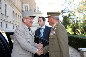 ENCUENTRO DE LOS JEMES FRANCÉS Y ESPAÑOL EN TOLEDO.