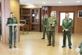 El jefe del Grupo Logístico durante su discurso