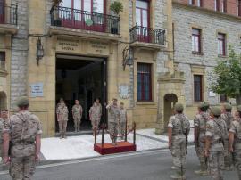 El JEME en el Acuartelamiento Loyola, en San Sebastián (Foto:BRIL V)