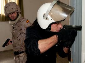 Práctica del curso dentro de un edificio