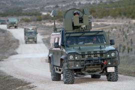 Convoy de vehículos en Chinchilla