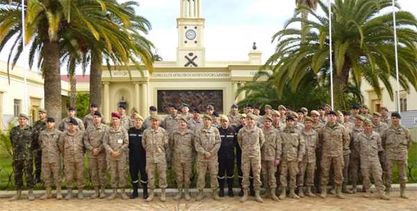 Participantes en el ejercicio