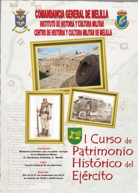 Cartel promocional del curso en Melilla