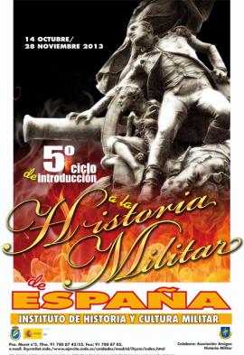Cartel del 5º Ciclo de Hª Militar de España