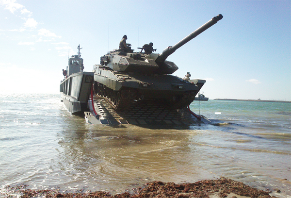 El Leopardo en el desembarco