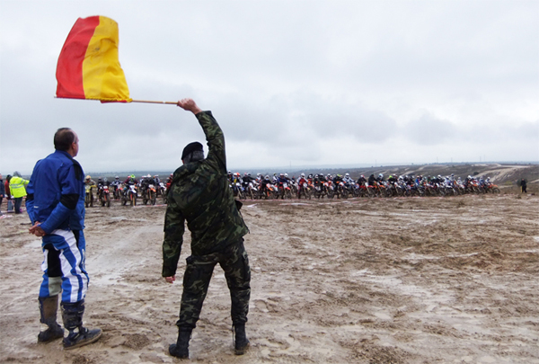 Banderazo de salida de la prueba