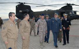 El JEMAD búlgaro en su visita al CGFAMET 