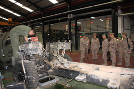 El JEME visitó las instalaciones de las distintas unidades