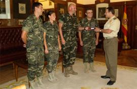 El director de la Academia recibió al equipo