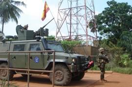 Militares españoles en la misión el pasado año