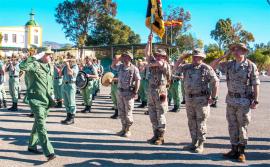 El jefe de la Brigada presidió el acto en Viator