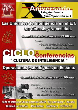 Cartel promocional de las conferencias