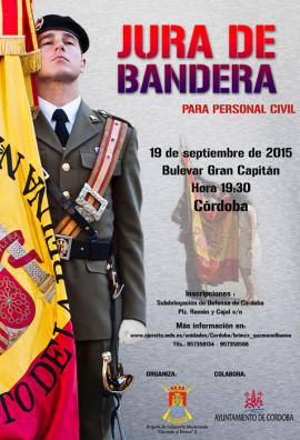 Cartel promocional de la Jura de Bandera