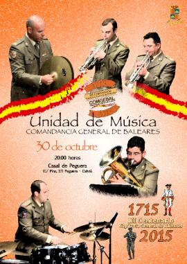Cartel promocional del concierto en Calviá