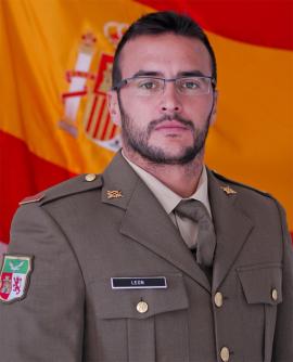 Fotografía oficial del soldado León