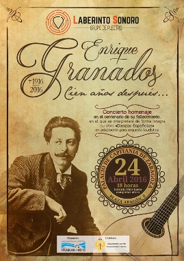 Cartel promocional del concierto en Zaragoza