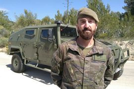 El soldado Guerrero también prestó auxilio 