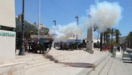 Salva en el acto llevado a cabo en Cartagena 