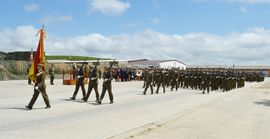 Desfile en el acto celebrado en Burgos 