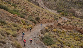 Participantes en la modalidad de bicicletas