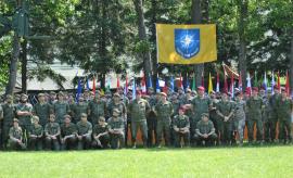 Contingente español en el "Steadfast Cobalt"