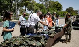 Visita a la exposición estática de material