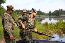 Un equipo durante una de las pruebas