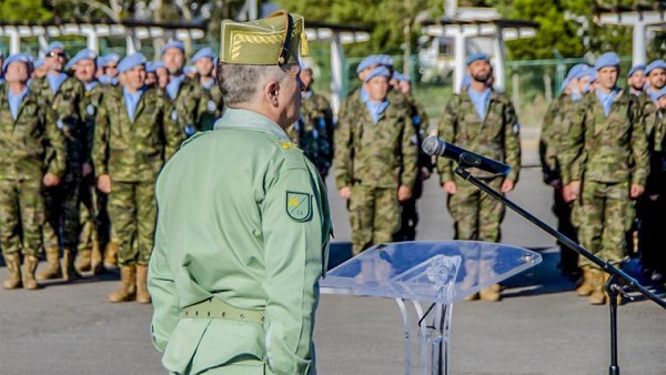 Alocución del general en el acto de despedida  