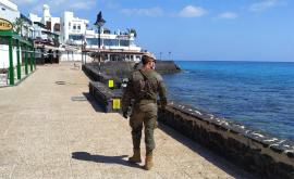 Patrullaje en la isla de Lanzarote