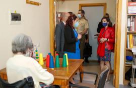 Visita a las dependencias de la residencia