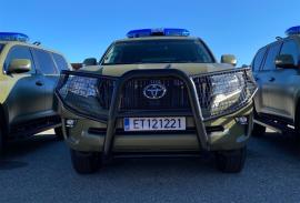 Vehículos Toyota adquirido para la Policía Militar