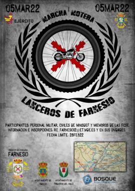 Cartel anunciador de la marcha motera 