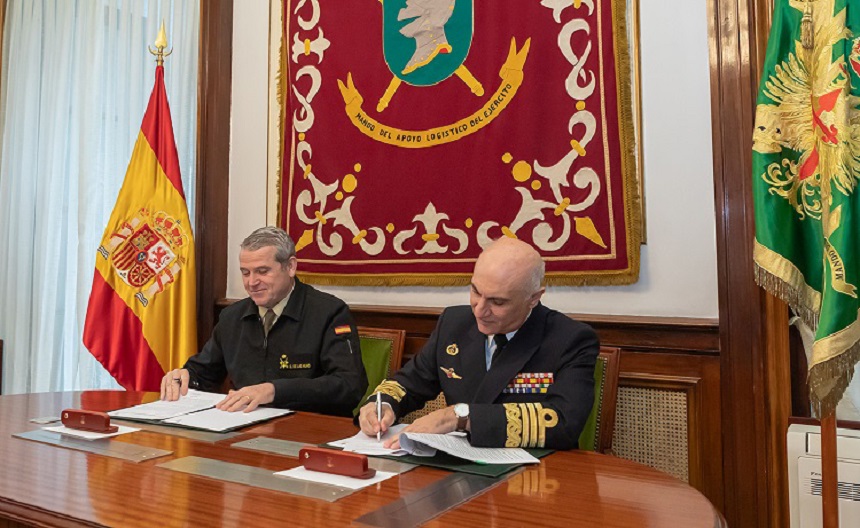 El Ejército de Tierra y la Armada firman un acuerdo de colaboración en materia de sostenimiento 