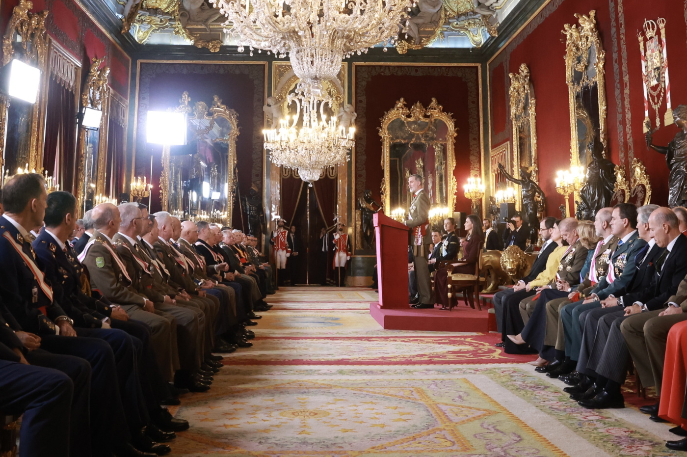 Los Reyes y la Princesa de Asturias presiden la Pascua Militar