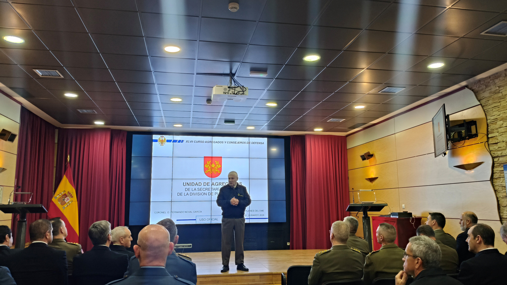 Jornada Informativa del Ejército en el XLVII “Curso de Agregados y Consejeros de Defensa”
