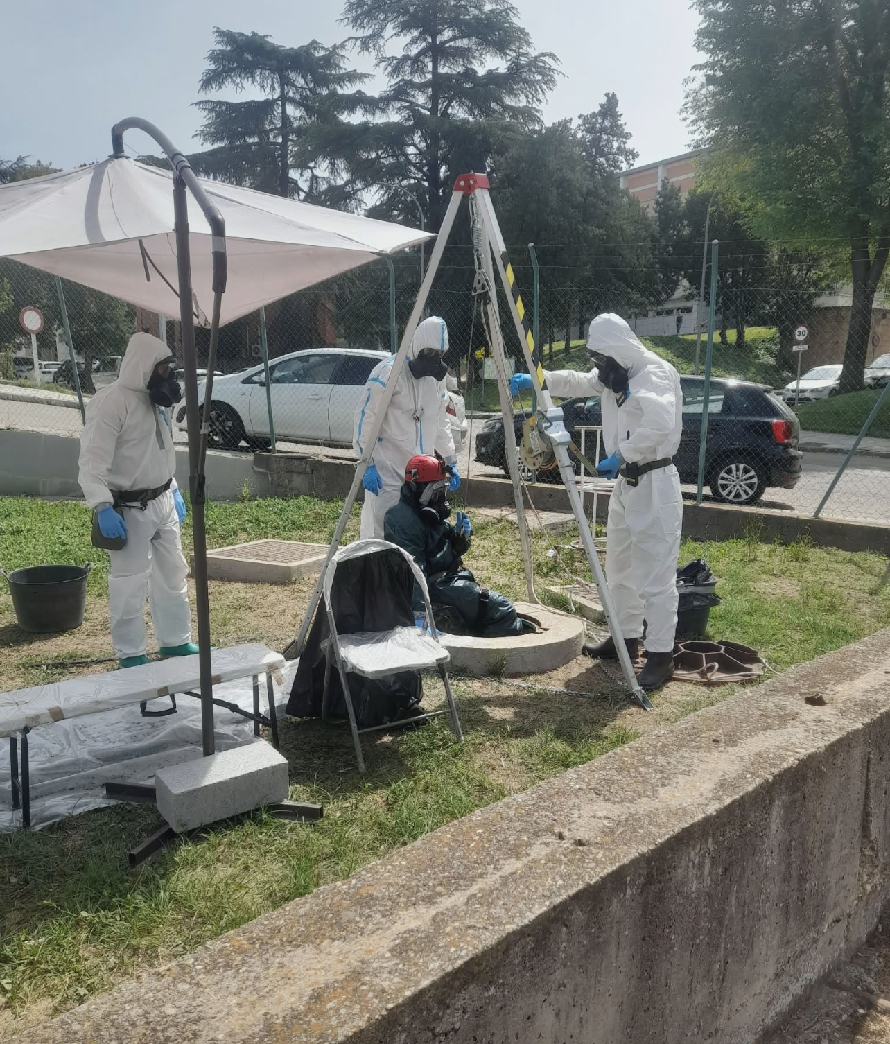 El Regimiento de Defensa NBQ se adiestra en ambiente radiactivo con el ejercicio `Hades 26´
