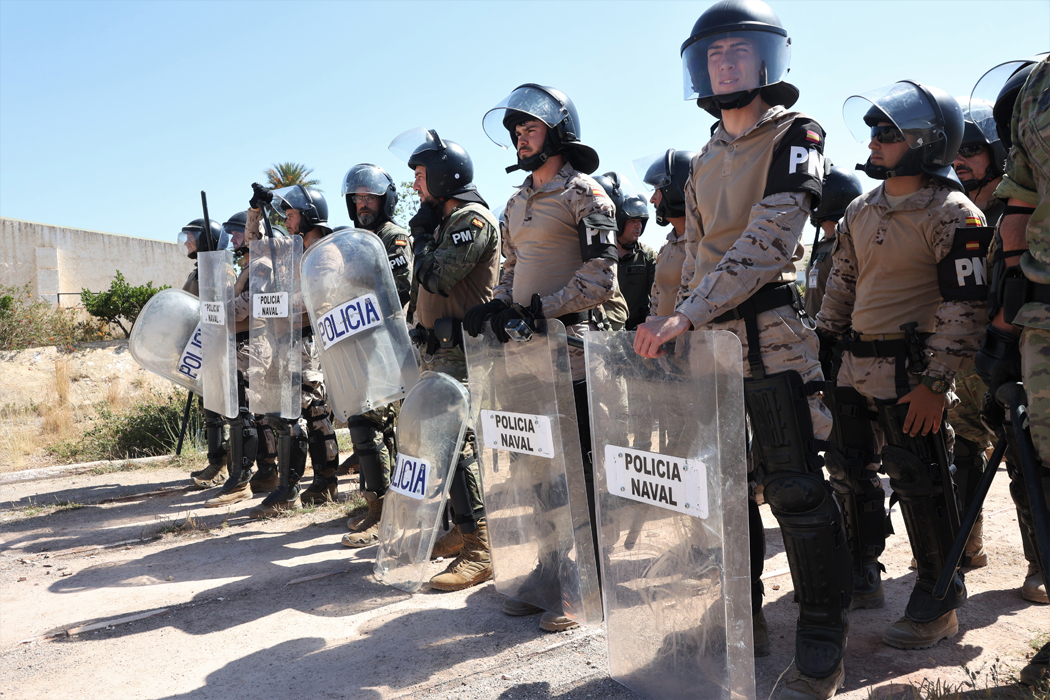 Unidades de Policía Militar en el ejercicio